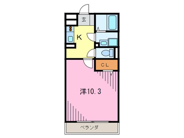 エクセルコ－トの物件間取画像